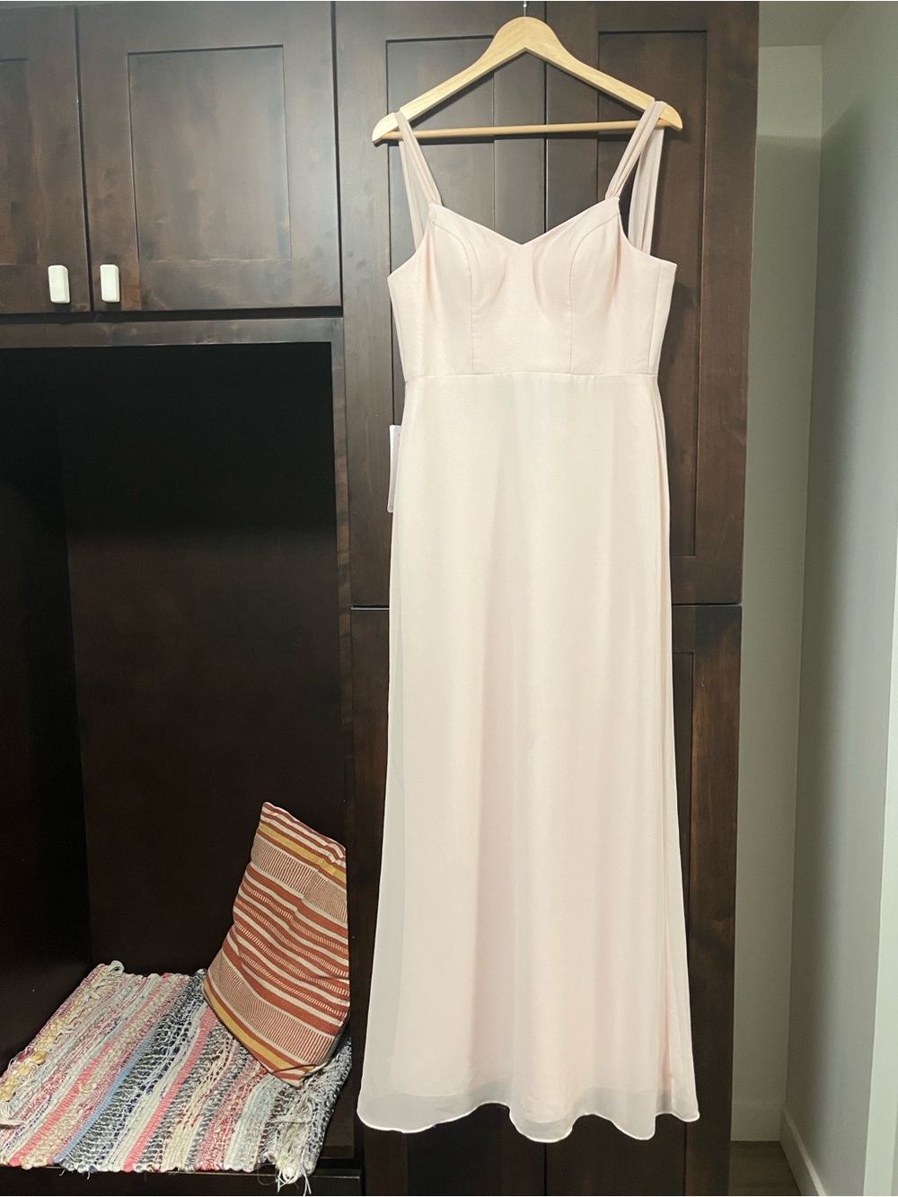 NWT Azazie soft pink gown